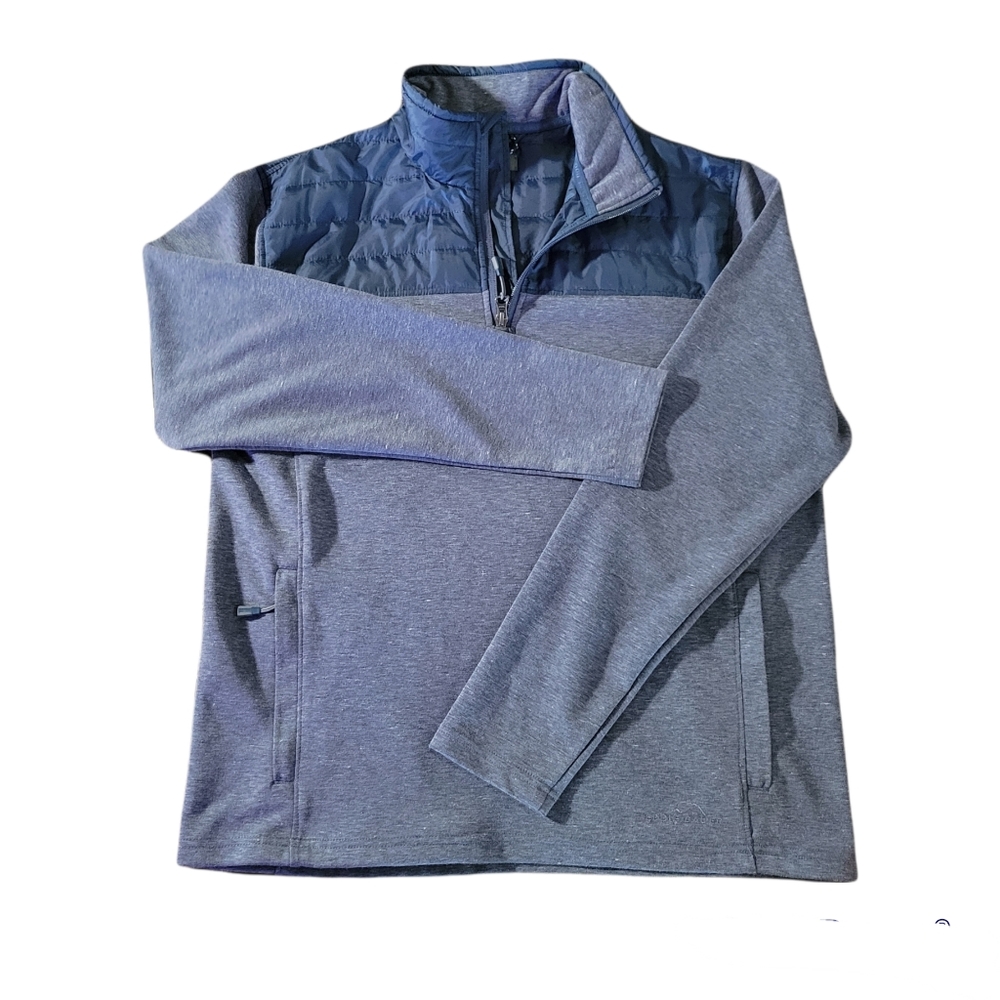 Eddie Bauer Men's 1/4 Zip Mixed Media Jumper